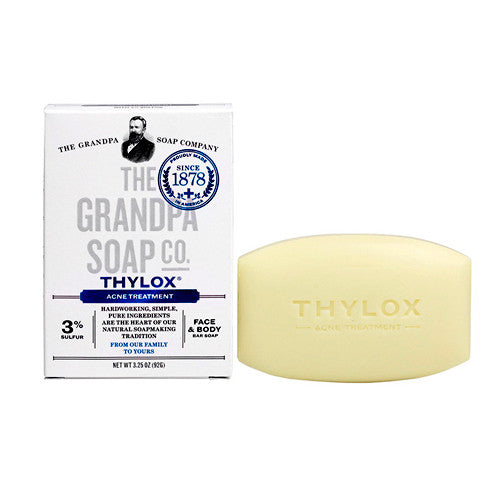 Grandpas Thylox Acne Treatment Bar Soap With Sulfur - 3.25 Oz